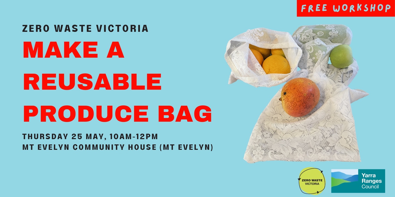 Banner image for Make a Reusable Produce Bag (Mt Evelyn)