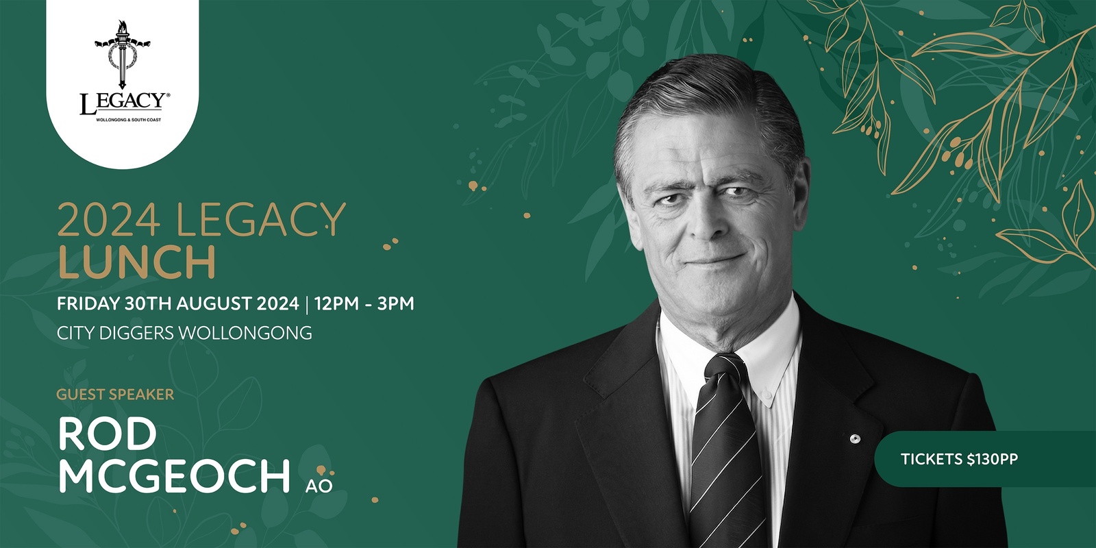 Banner image for Legacy Lunch Tickets and Donations 2024 