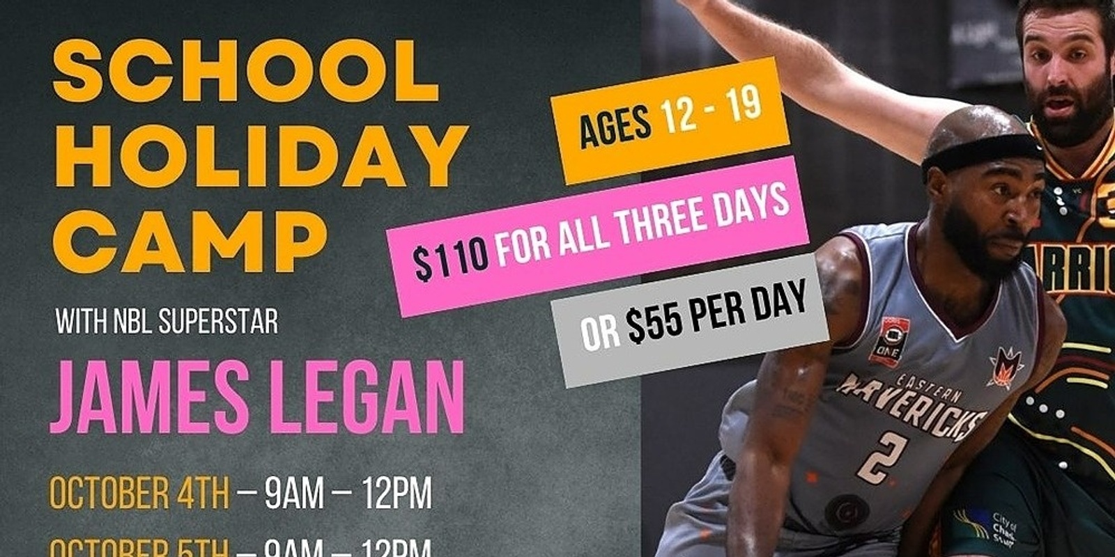 Banner image for James Legan School Holiday Camp