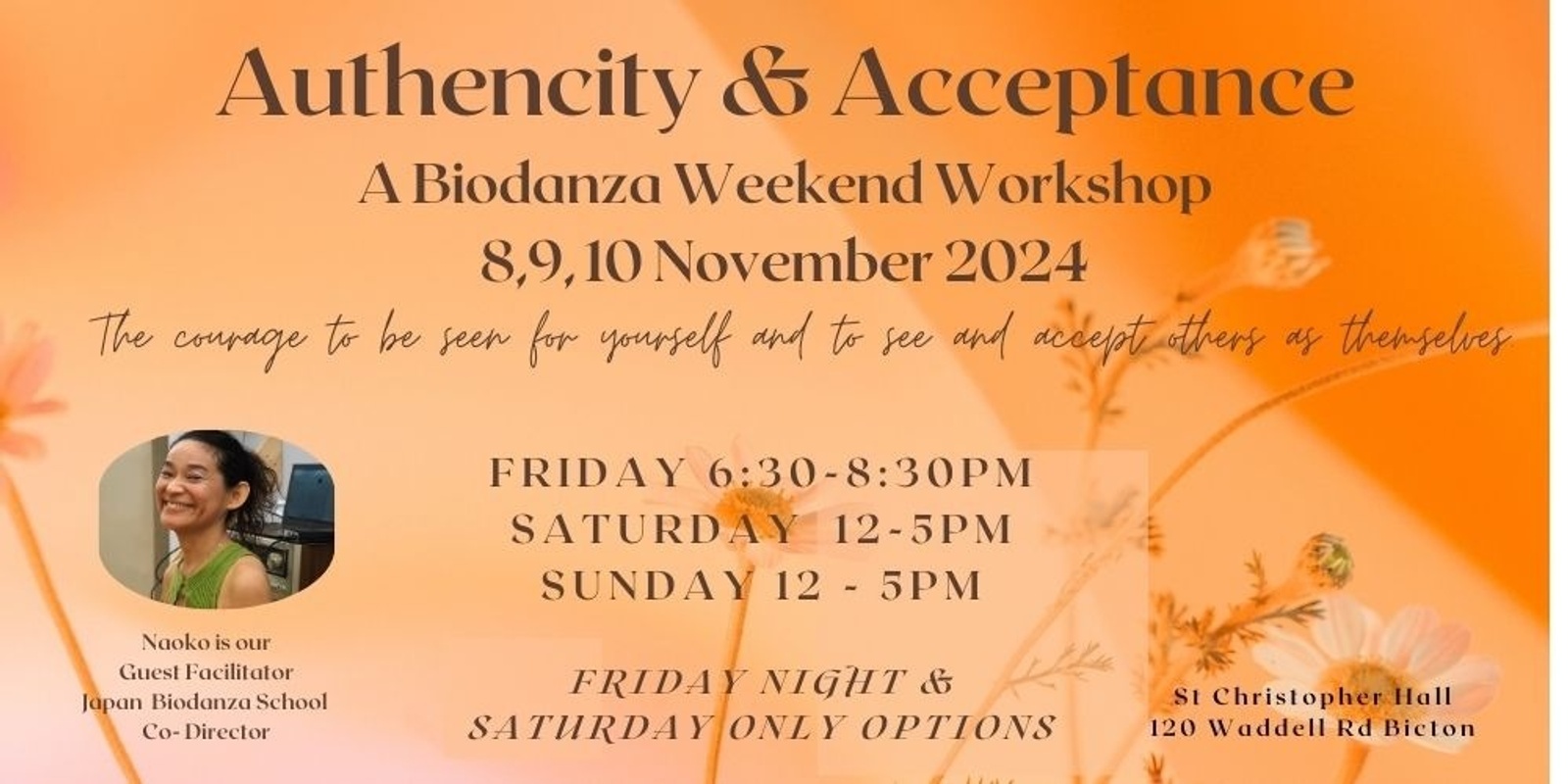 Banner image for Embracing Authenticity and Acceptance - A Biodanza Workshop