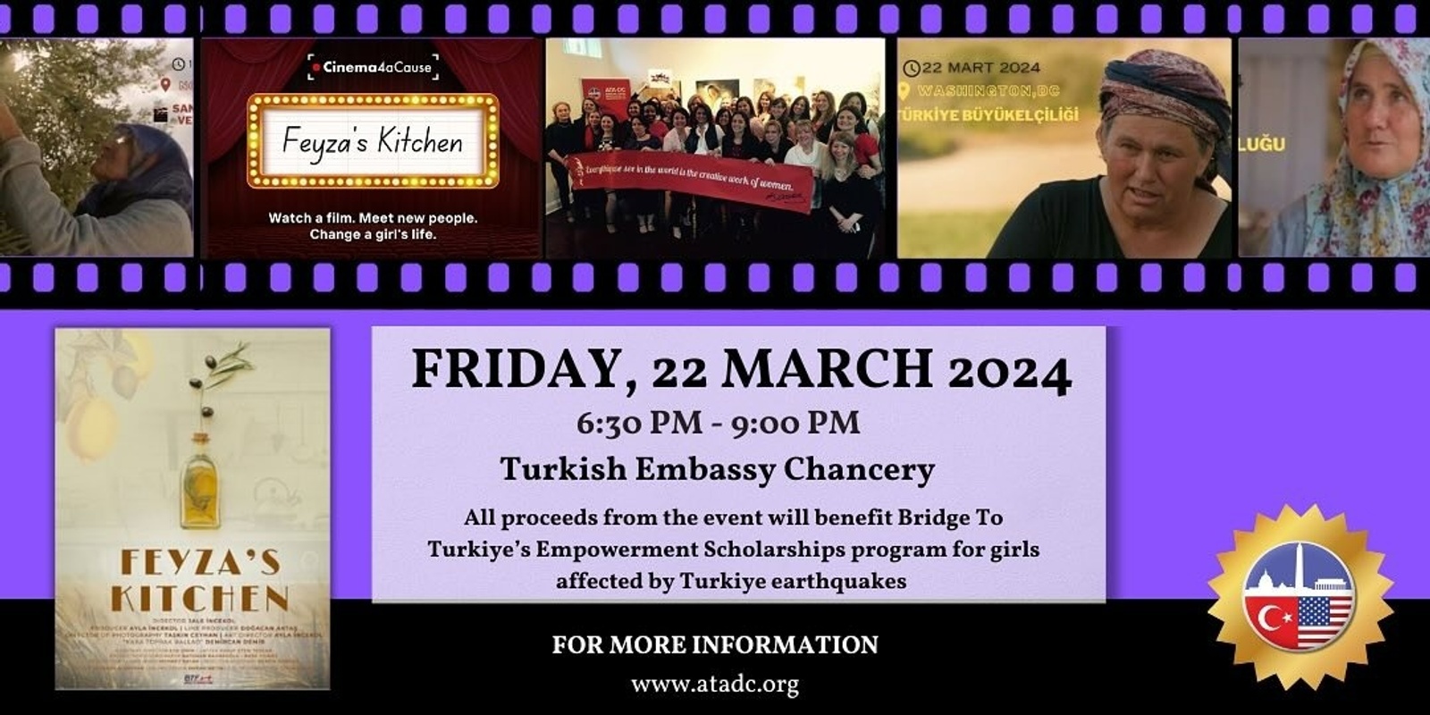Banner image for 2024 International Women’s Day Movie Screening, Celebration & Fundraiser