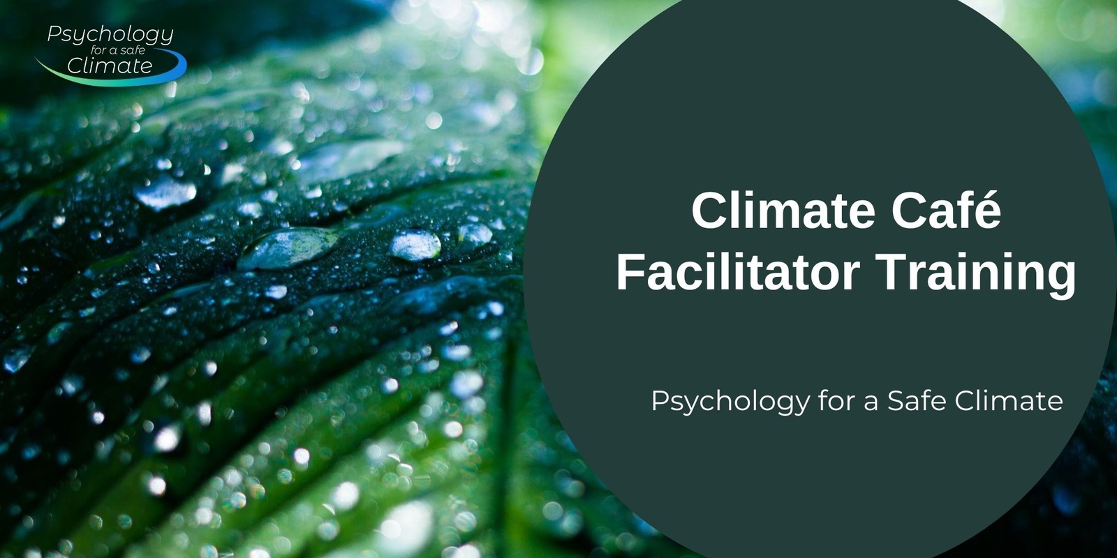 Banner image for Climate Cafe Facilitator Training 