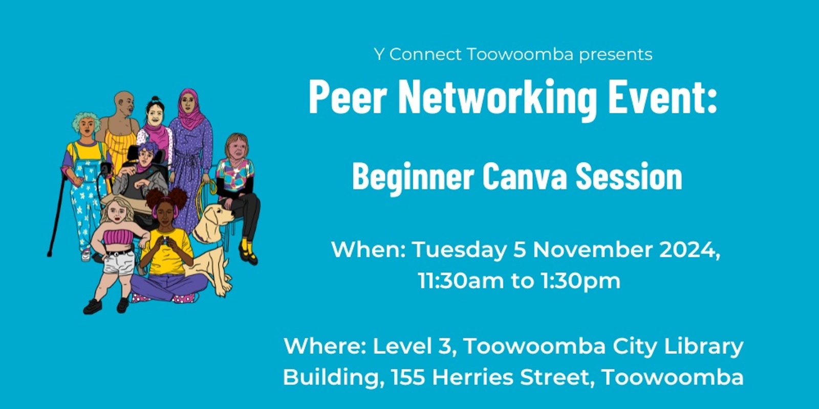 Banner image for Y Connect Peer Networking Event - Canva