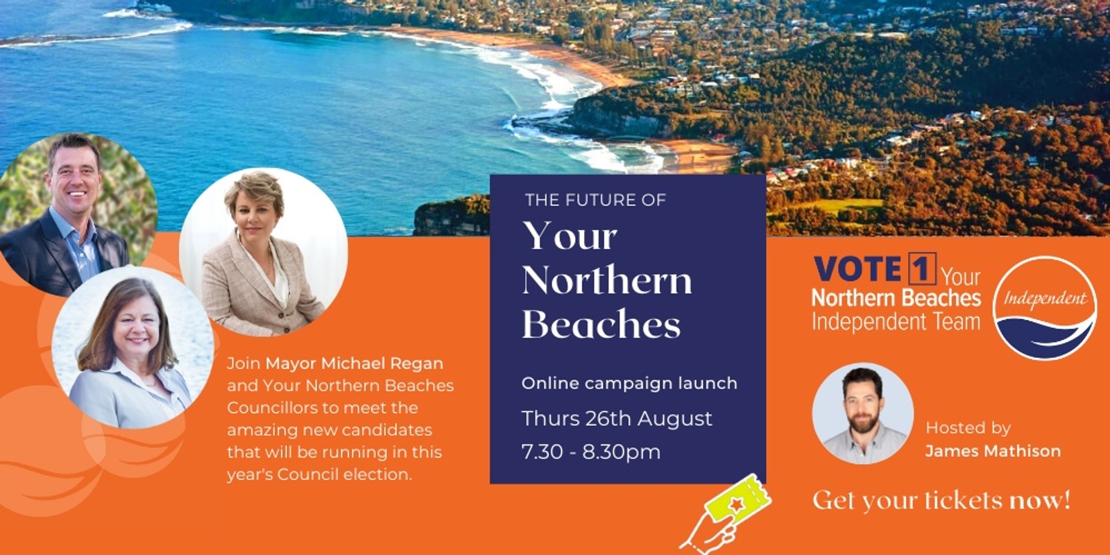 Banner image for Your Northern Beaches Independent Team       2021 Launch