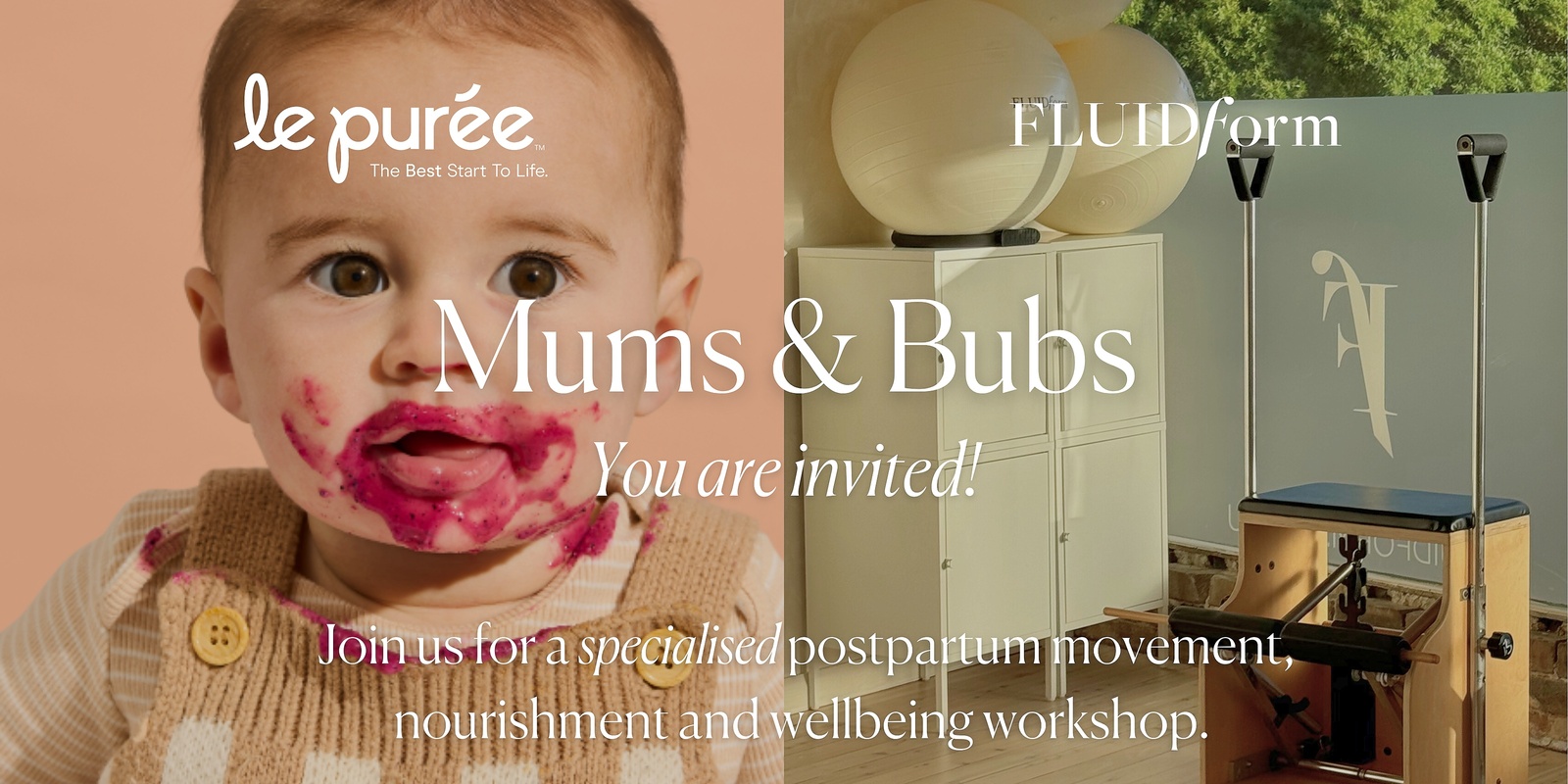 Banner image for Mums & Bubs with Le Puree & Fluidform