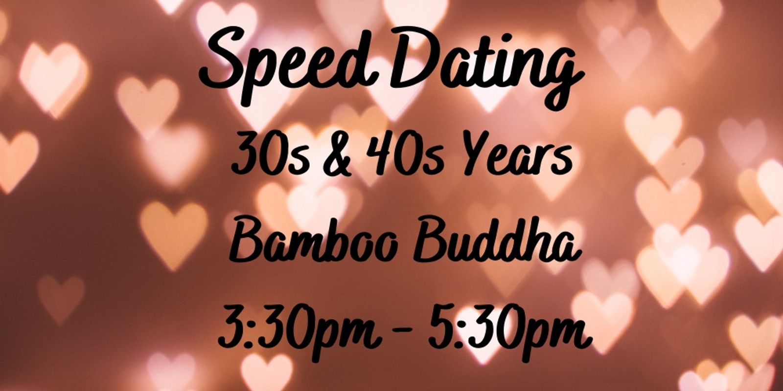 Banner image for 30s & 40s years Speed Dating 