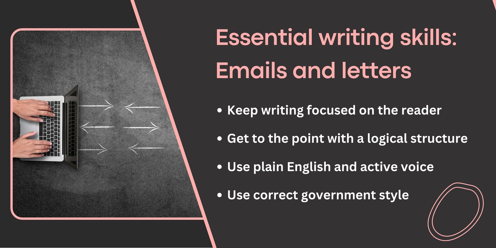 Banner image for Essential writing skills: Emails and letters