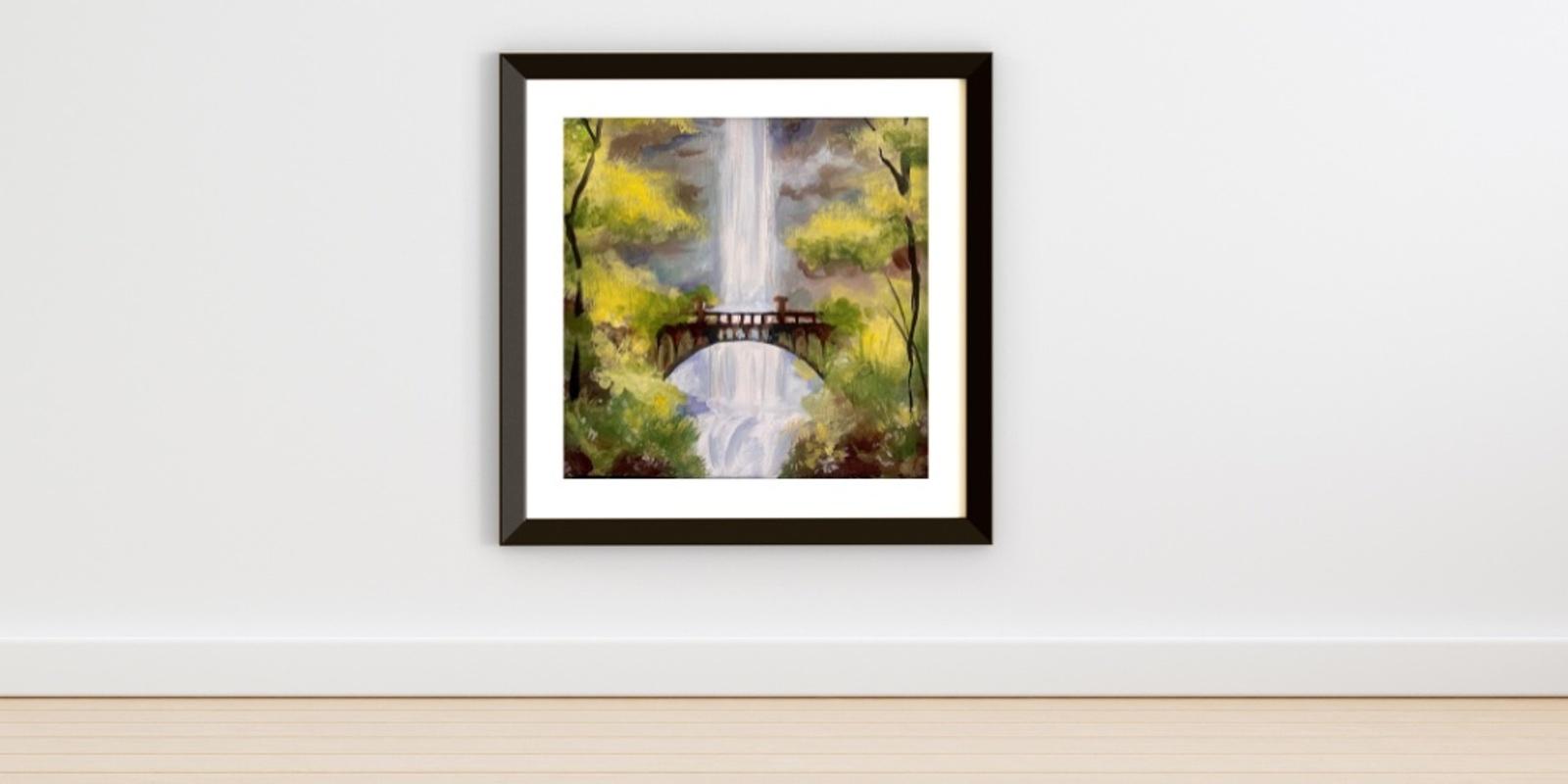Banner image for Multnomah Falls Instructed Painting Event