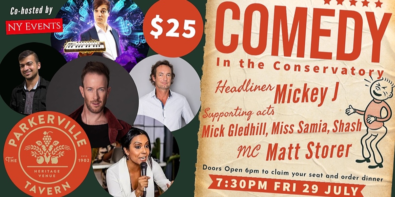 Banner image for Comedy in the Conservatory 