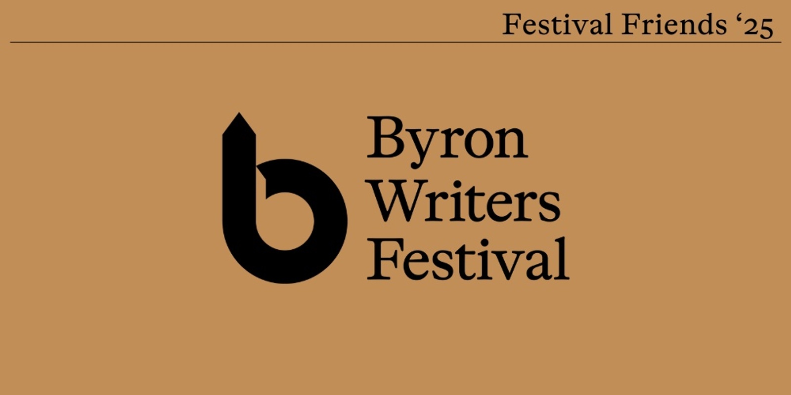 Banner image for Byron Writers Festival Friends membership 2025 