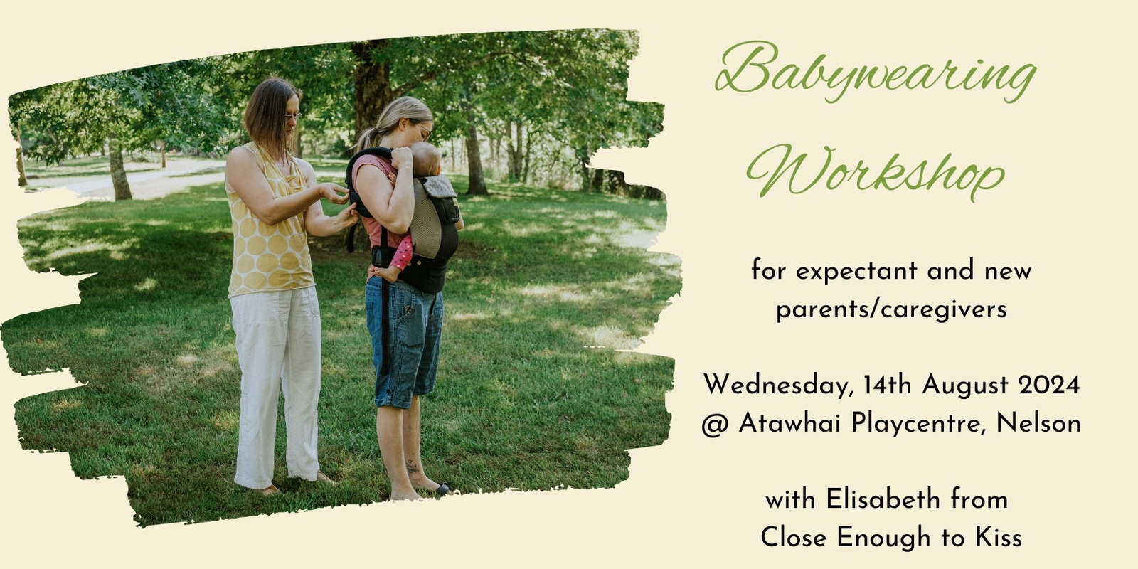 Banner image for Copy of Babywearing Workshop August