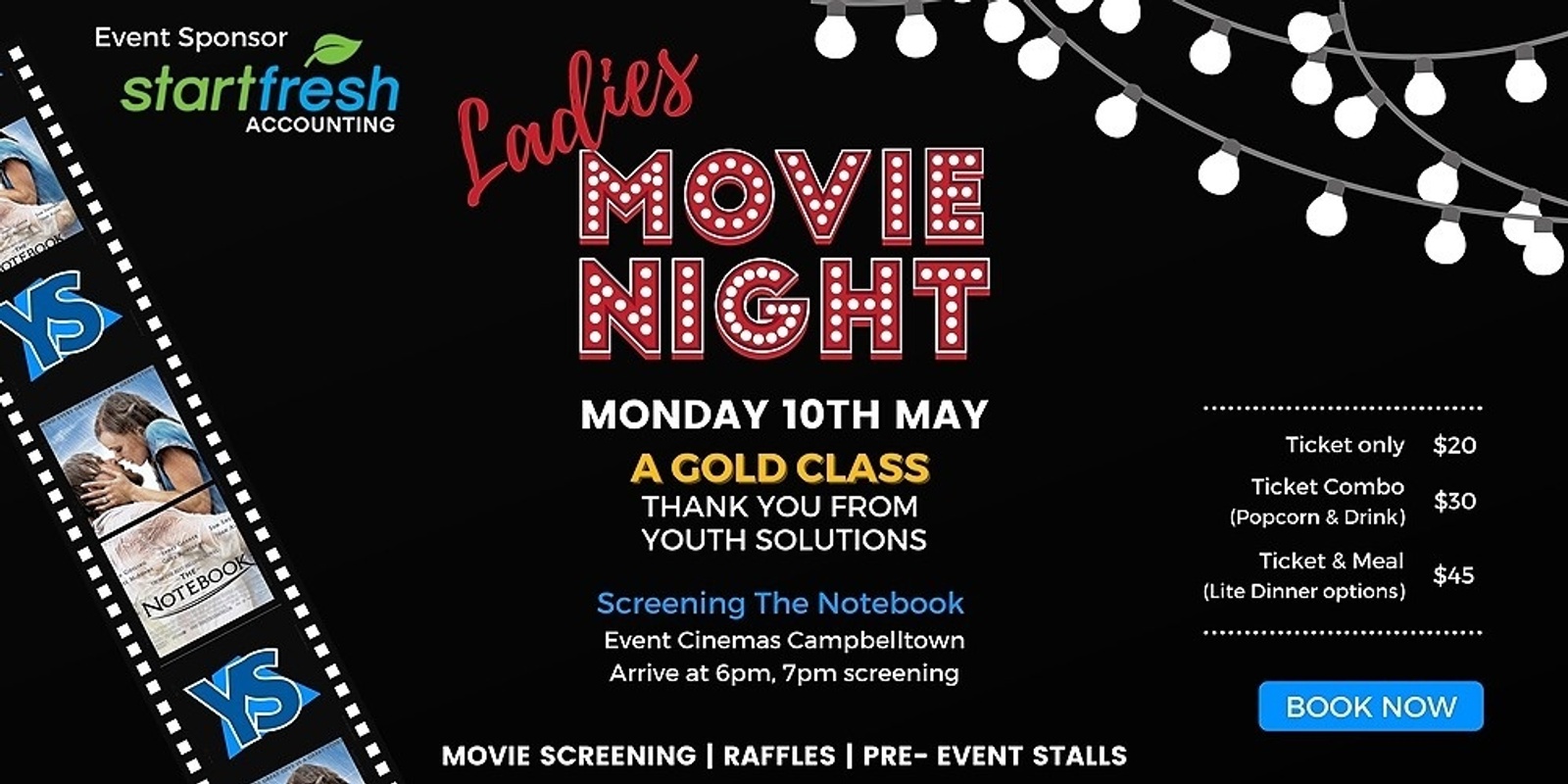 Banner image for Youth Solutions Ladies Movie Night 2021