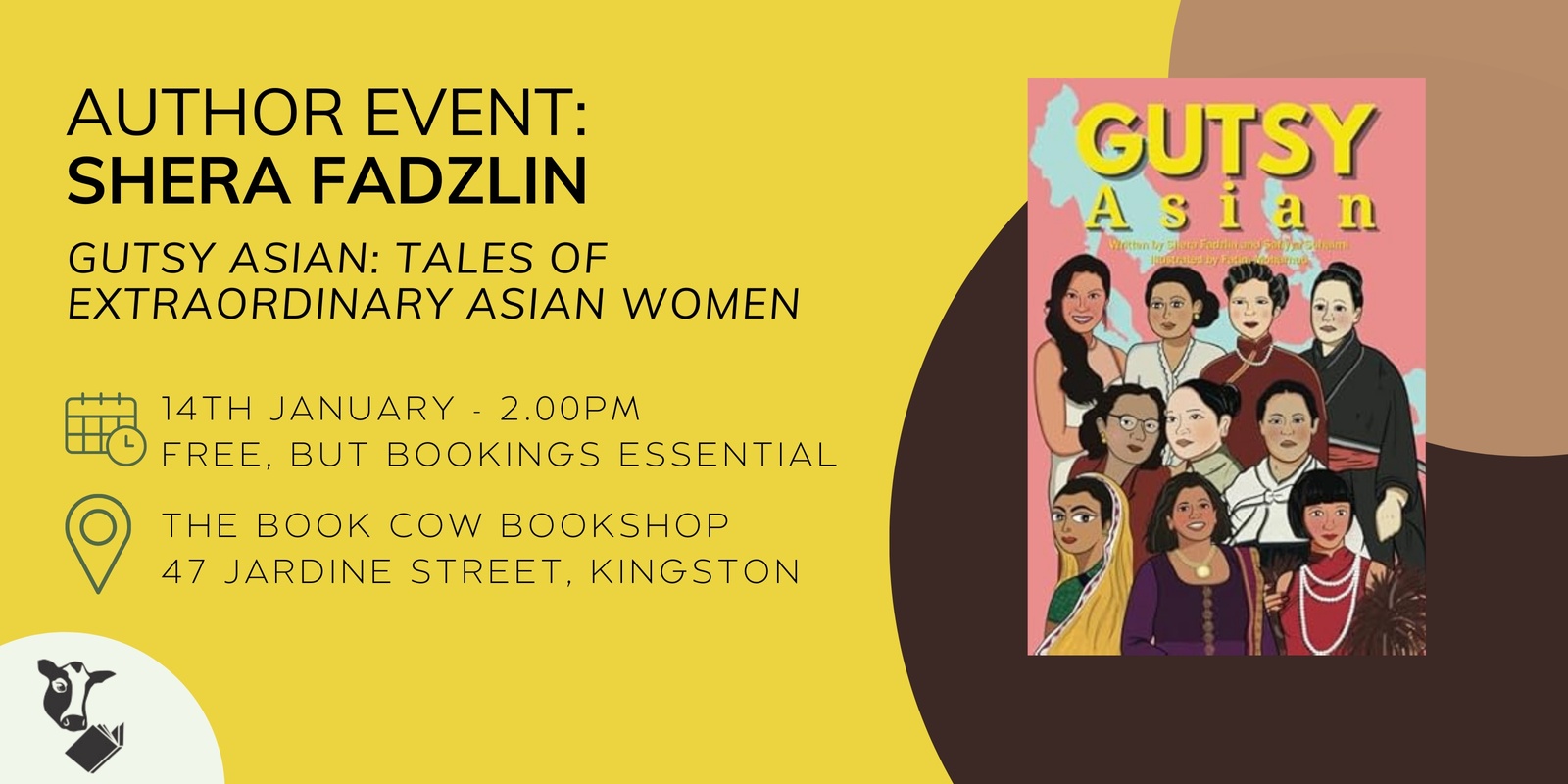 Banner image for Gutsy Asian: Tales of Extraordinary Asian Women - Author Event