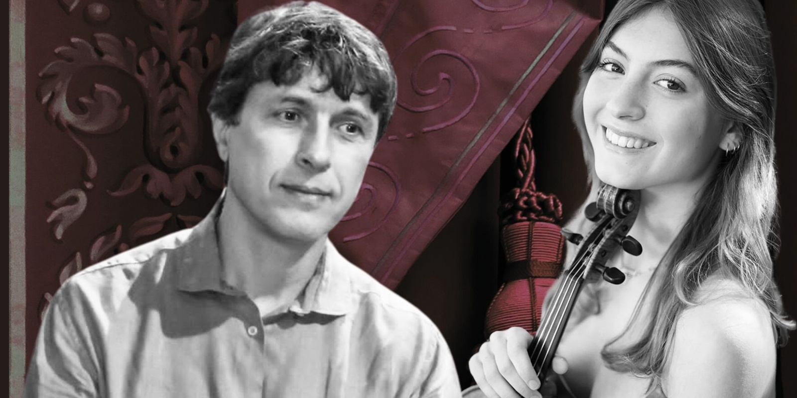 Banner image for 'Italian Journeys' Beatrice (violin) with Mauro (piano) Colombis | Emerging Artist Series -  St Jude's Lunchtime Concert