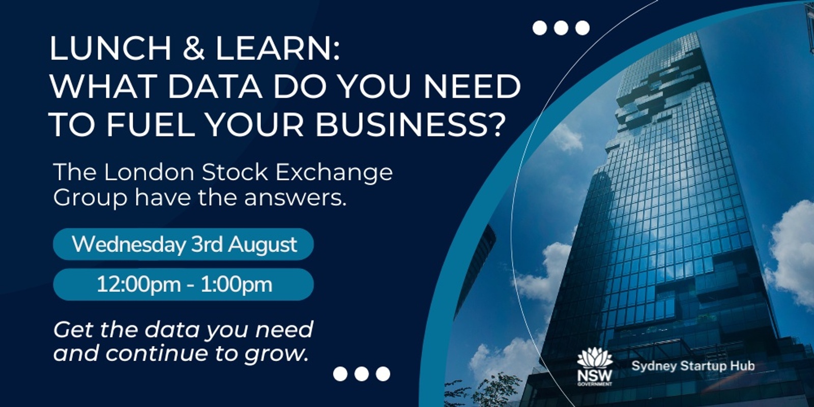 Lunch and Learn: What data do you need to fuel your business?