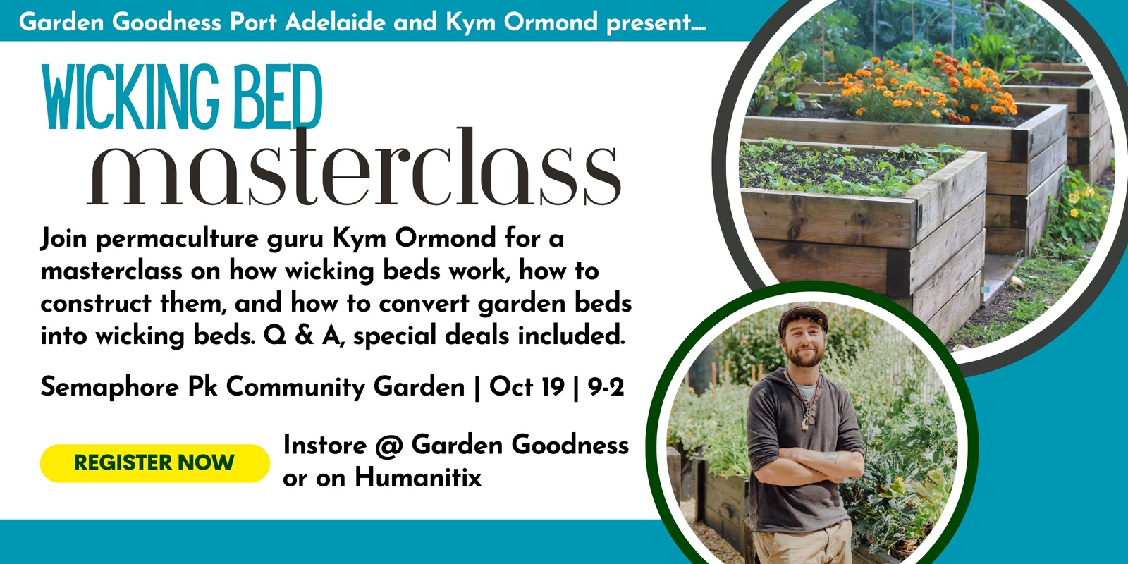 Banner image for Wicking Bed Masterclass with Kym Ormond