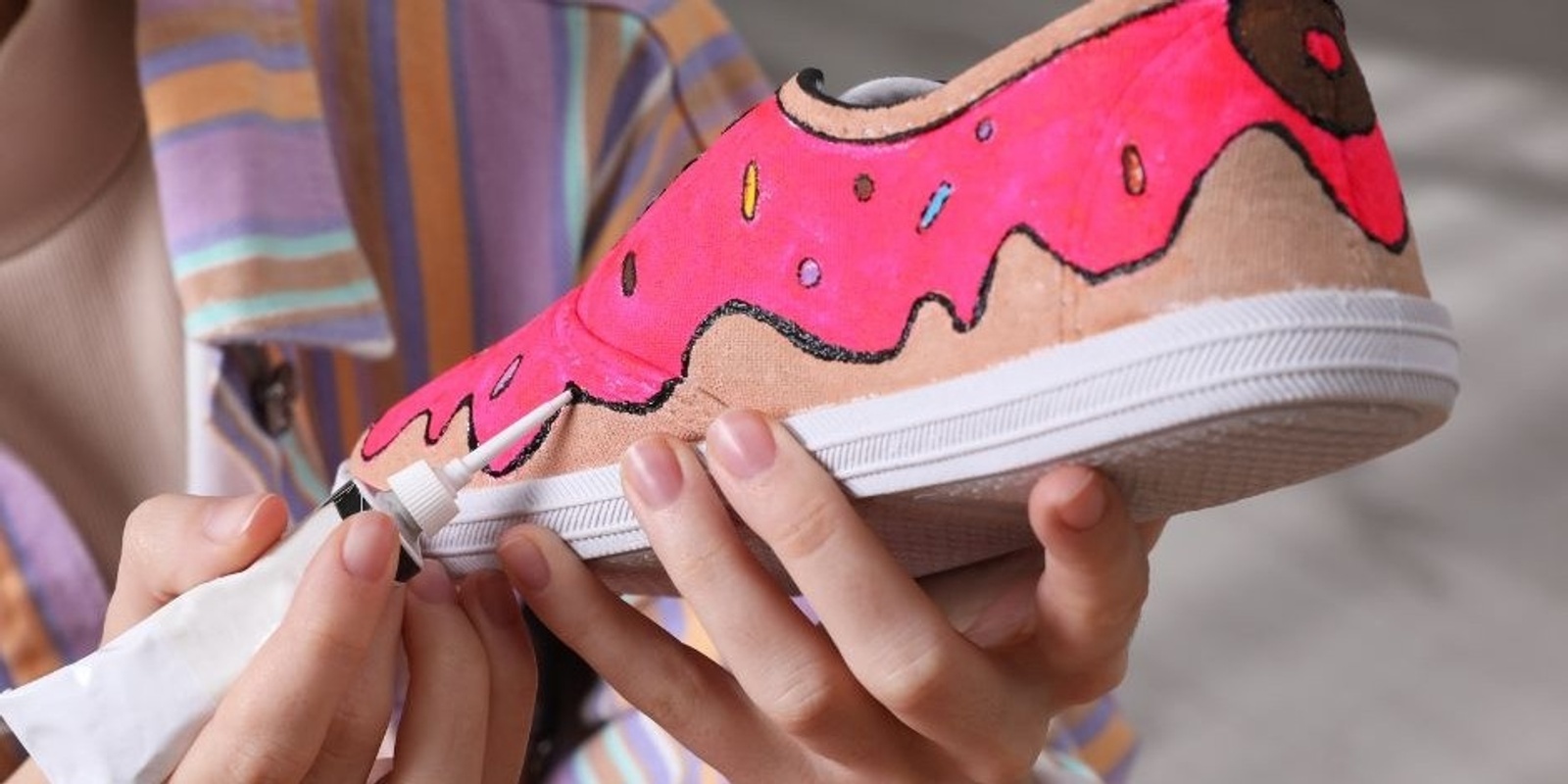 Banner image for DIY: Hand Painted Canvas Shoes