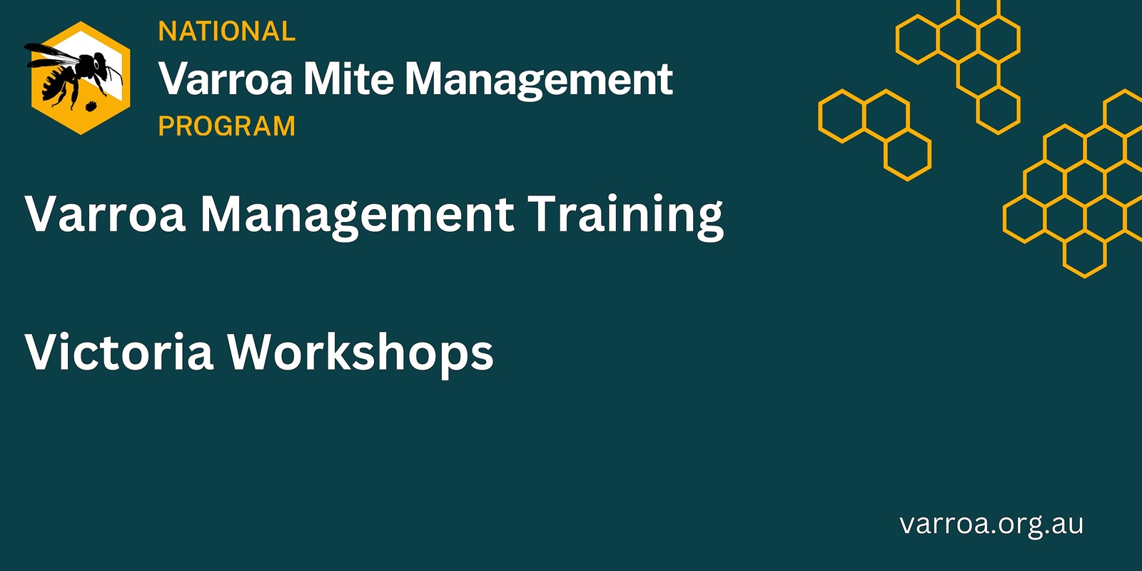 Banner image for Horsham - Varroa Management Training Workshop