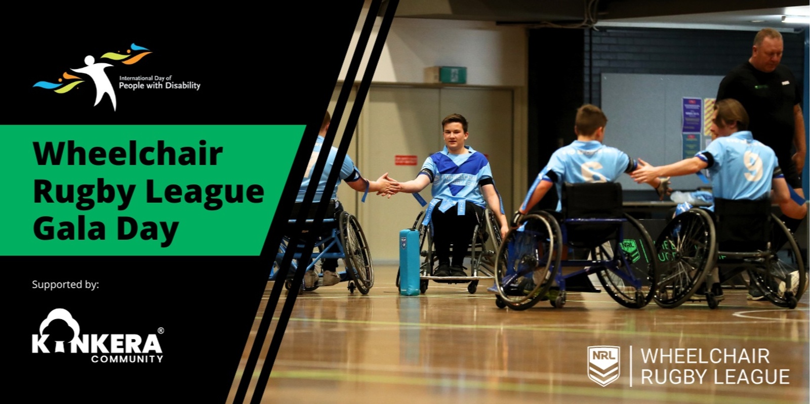 Banner image for International Day of People with Disability Wheelchair Rugby League Gala Day