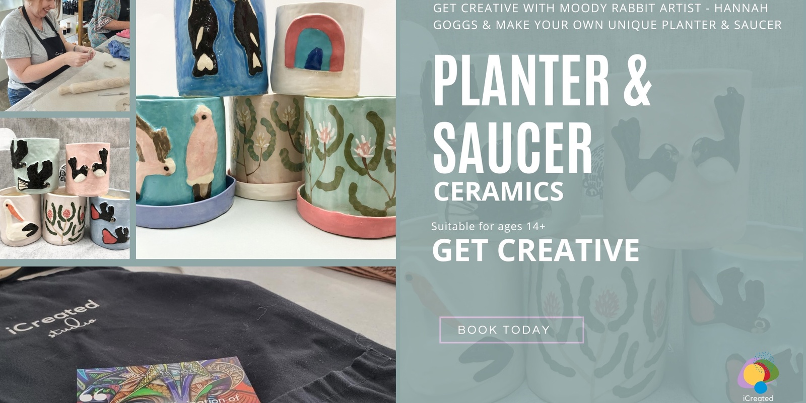 Banner image for Ceramic Planter & Saucer - Hand Building Workshop