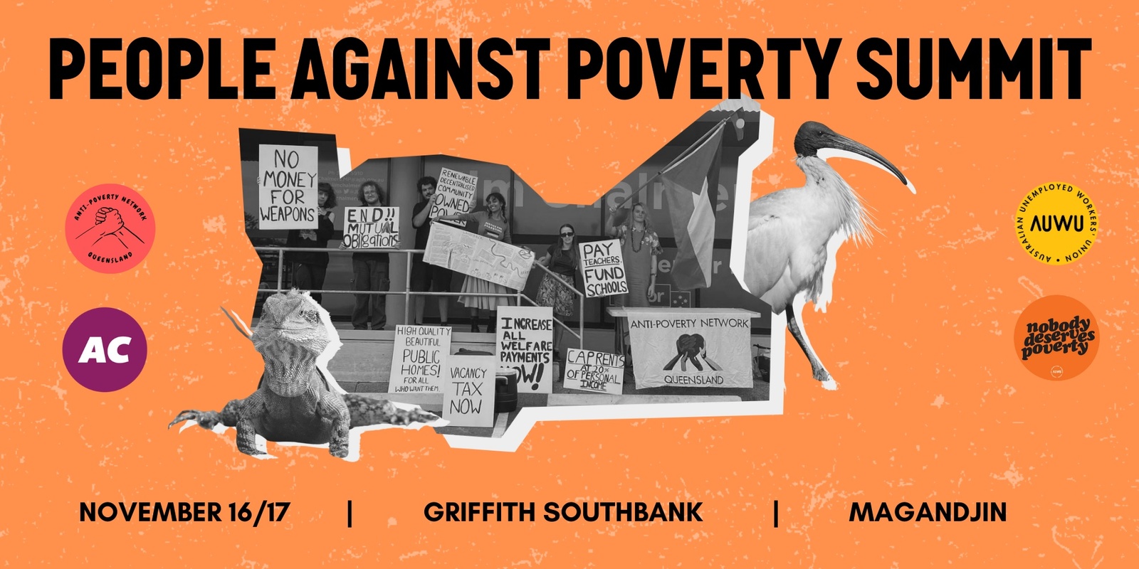 Banner image for People Against Poverty Summit - DATE TBA