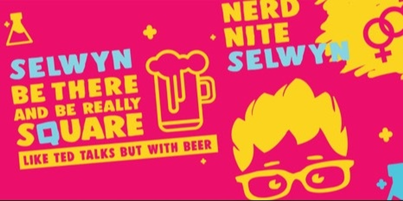 Banner image for Nerd Nite Selwyn #01 - We bring you flaming hot falcons with a side of rebellion