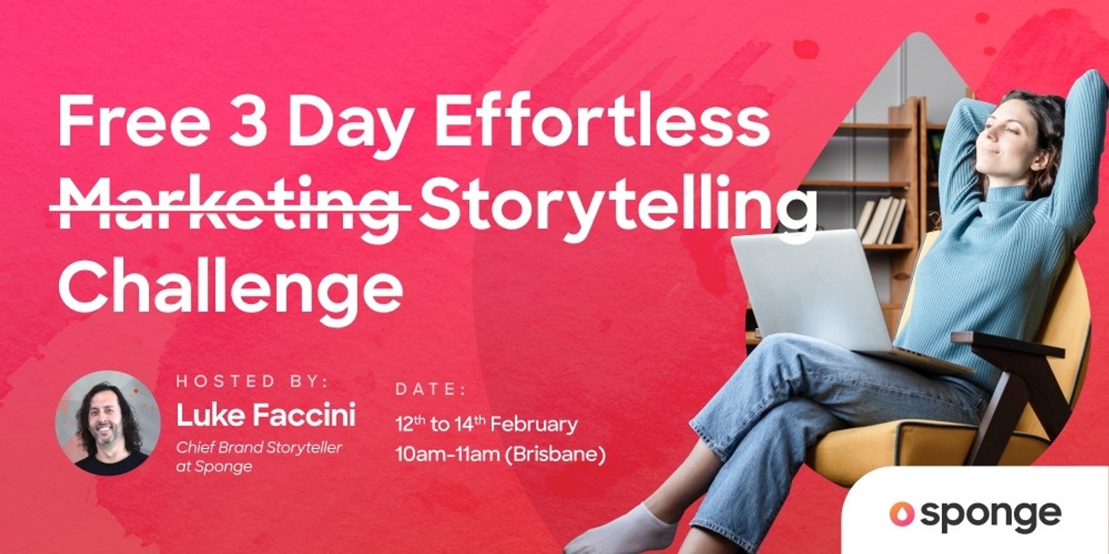 Banner image for 3 Day Effortless Storytelling Challenge