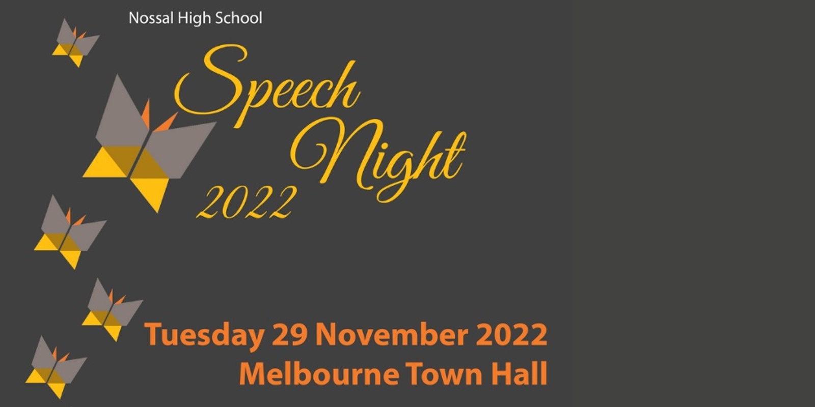 Banner image for Nossal High School Speech Night 2022