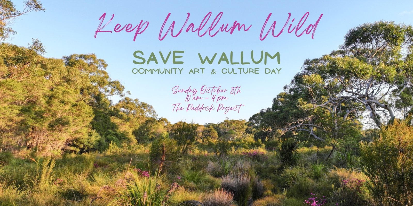 Banner image for Keep Wallum Wild: Community Art & Culture Day