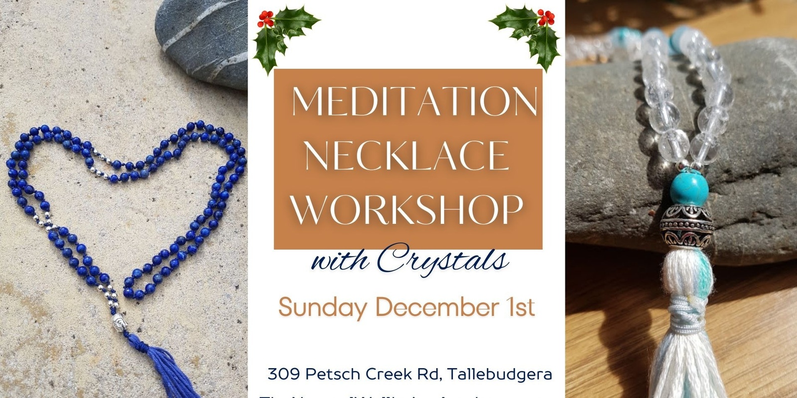 Banner image for Meditation Necklace Workshop with Crystals