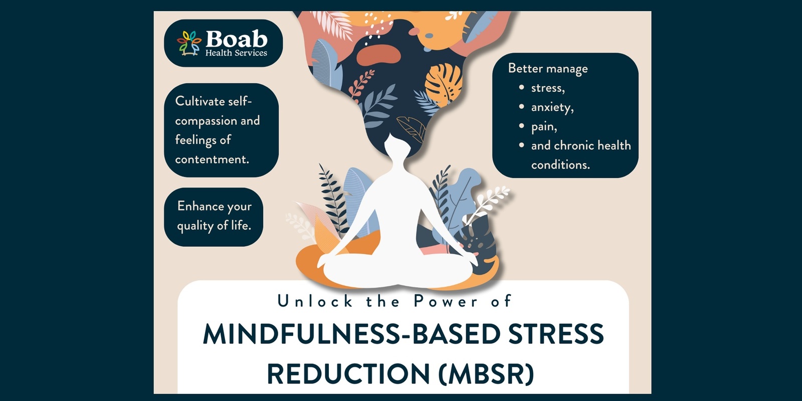 Banner image for Mindfulness Based Stress Reduction (MBSR) 2023