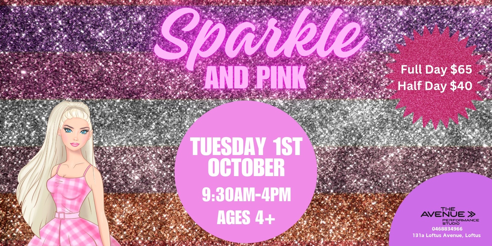 Banner image for Sparkle and Pink Party Workshop (K-6)