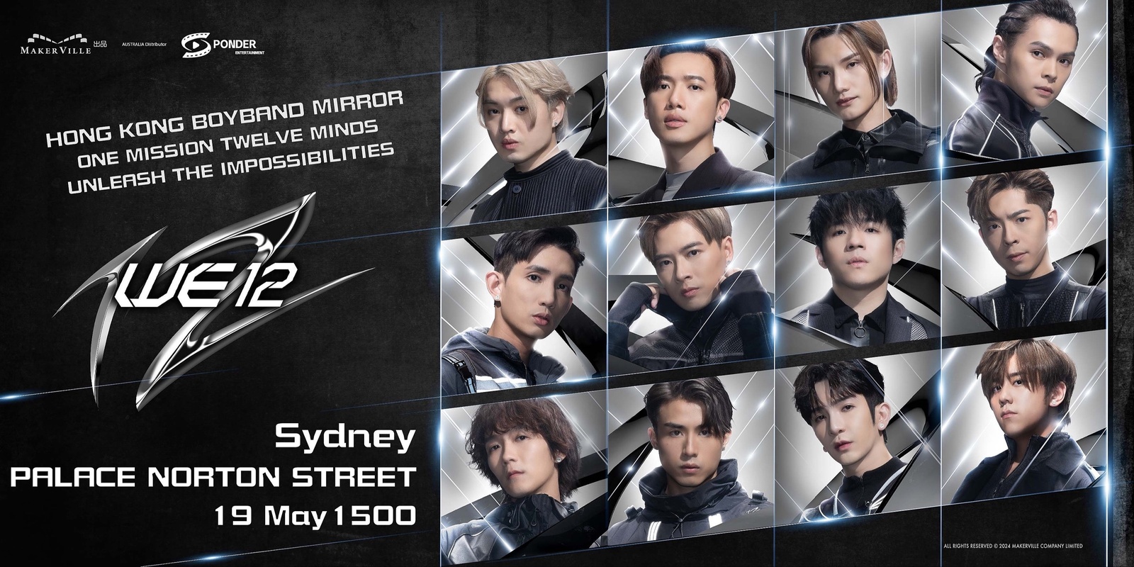 Banner image for 12 怪盜 (雪梨) We 12 (Sydney) 19 May 2024 3:00pm