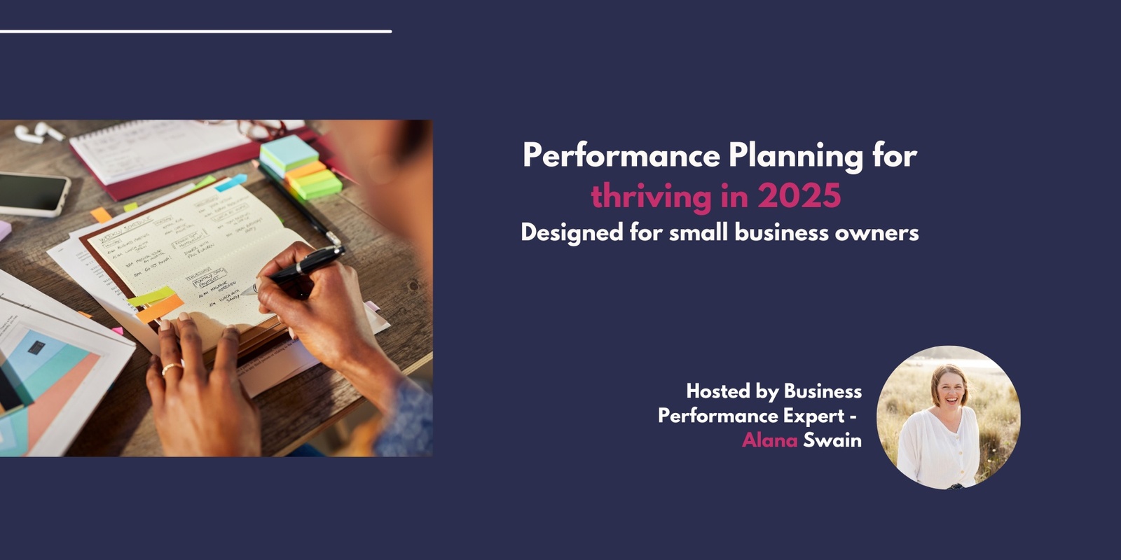 Banner image for Performance Planning workshop for thriving in 2025