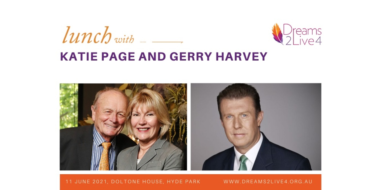 Banner image for Lunch with Katie Page and Gerry Harvey