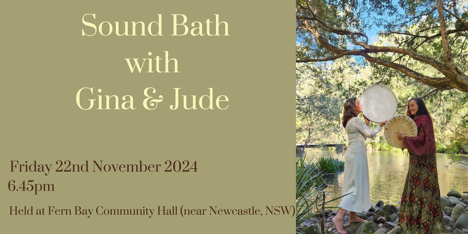 Banner image for Sound Bath with Gina and Jude