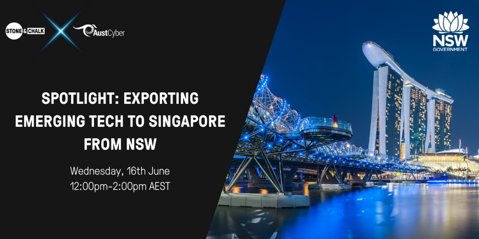 Banner image for Spotlight: Exporting emerging tech to Singapore from NSW