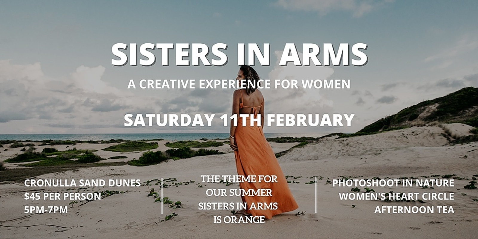 Banner image for Sister's in Arms Photoshoot and Womens Circle | Cronulla Feb 11th 5pm