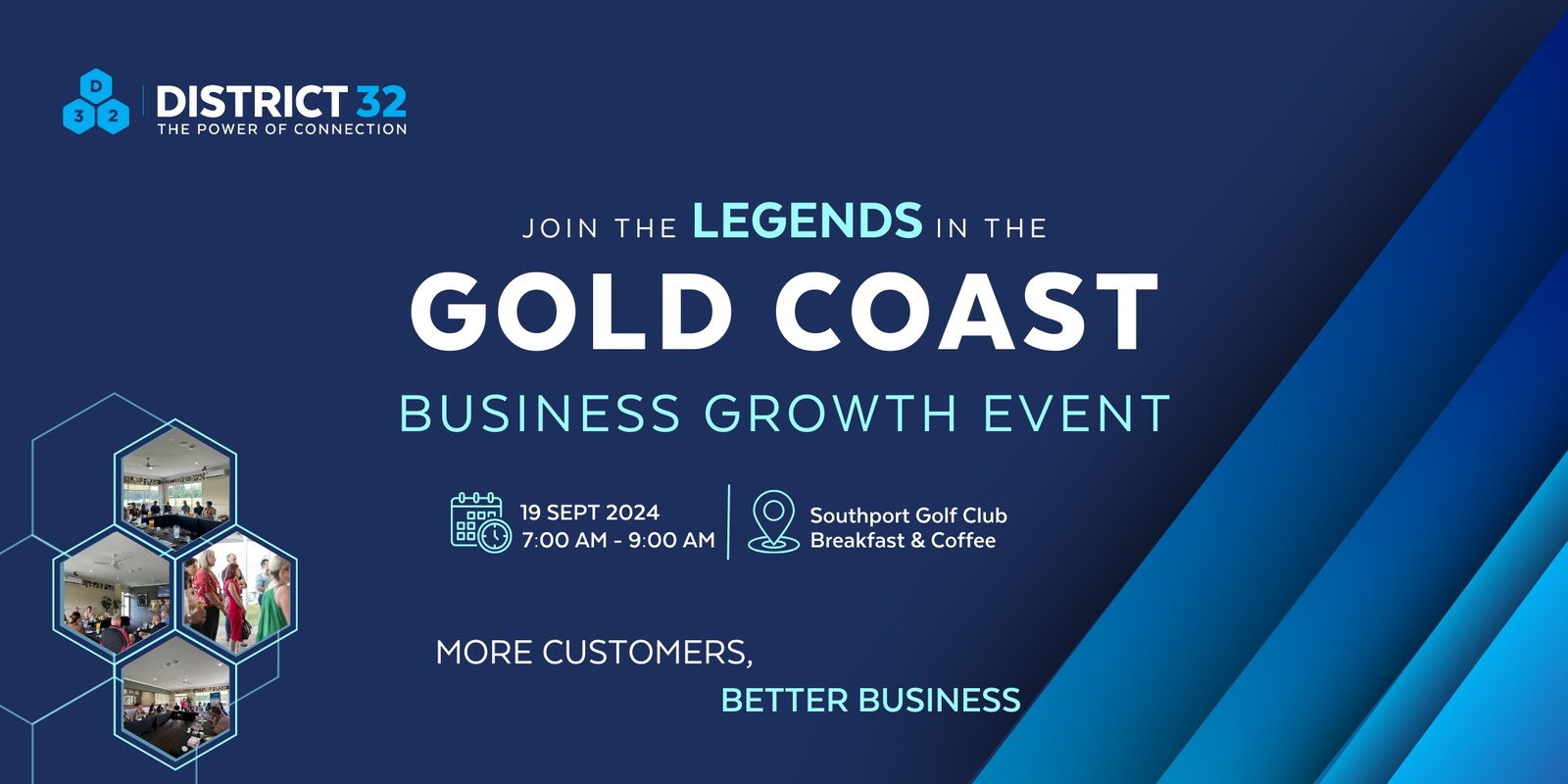 Banner image for District32 Business Networking Gold Coast – Legends- Thu 19 Sep