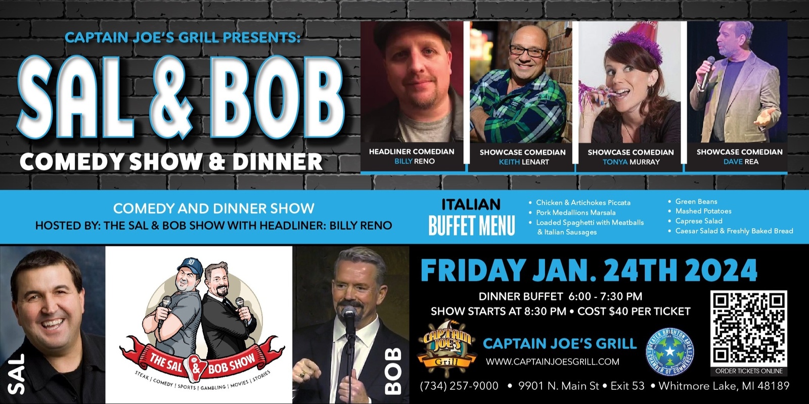 Banner image for THE SAL BOB COMEDY SHOW