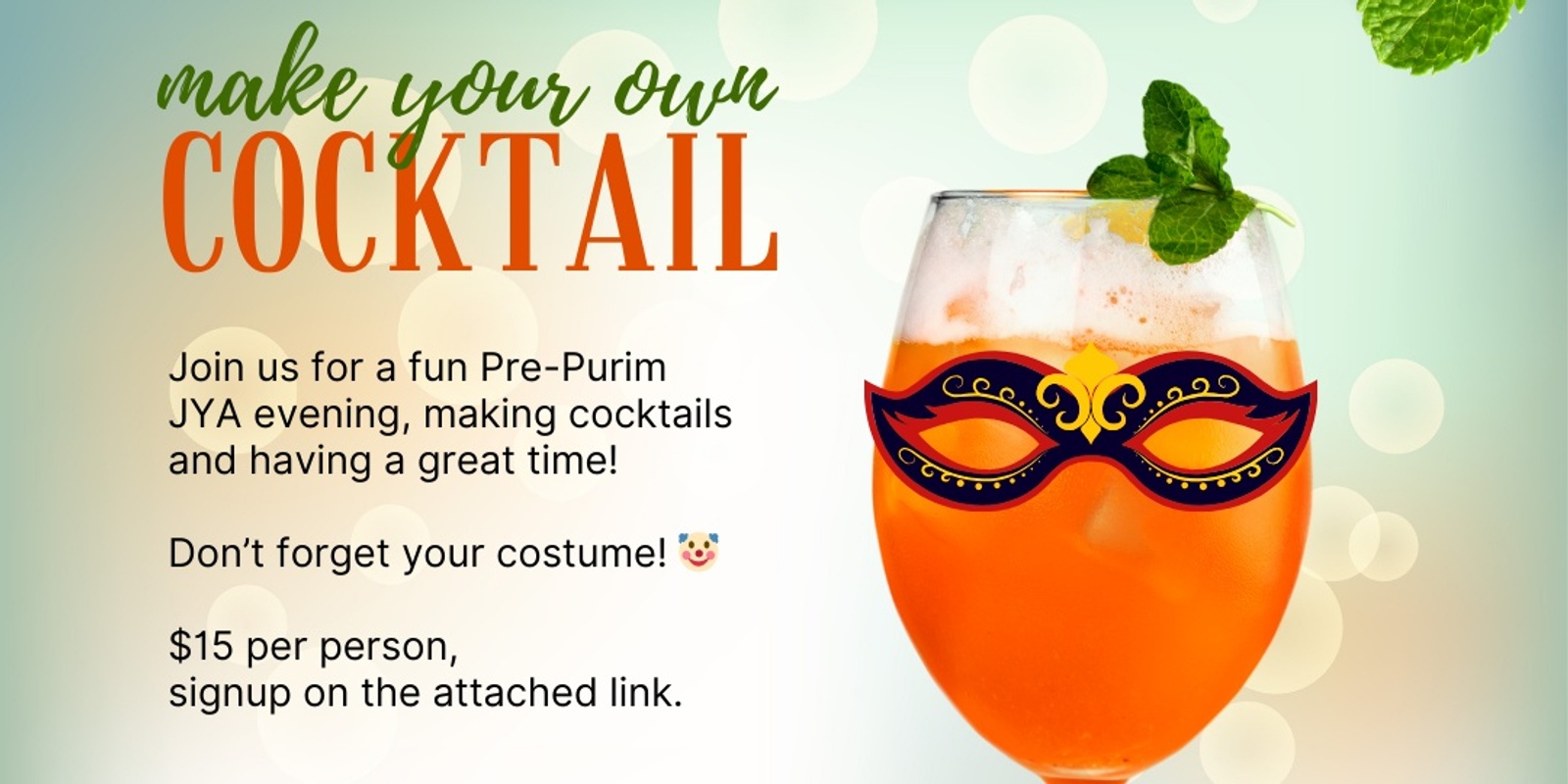 Banner image for JYA Cocktail Party🍹