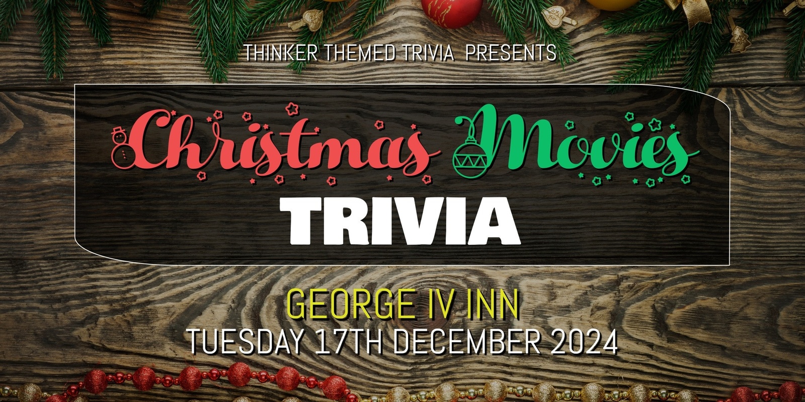 Banner image for Christmas Movies Trivia - George IV Inn