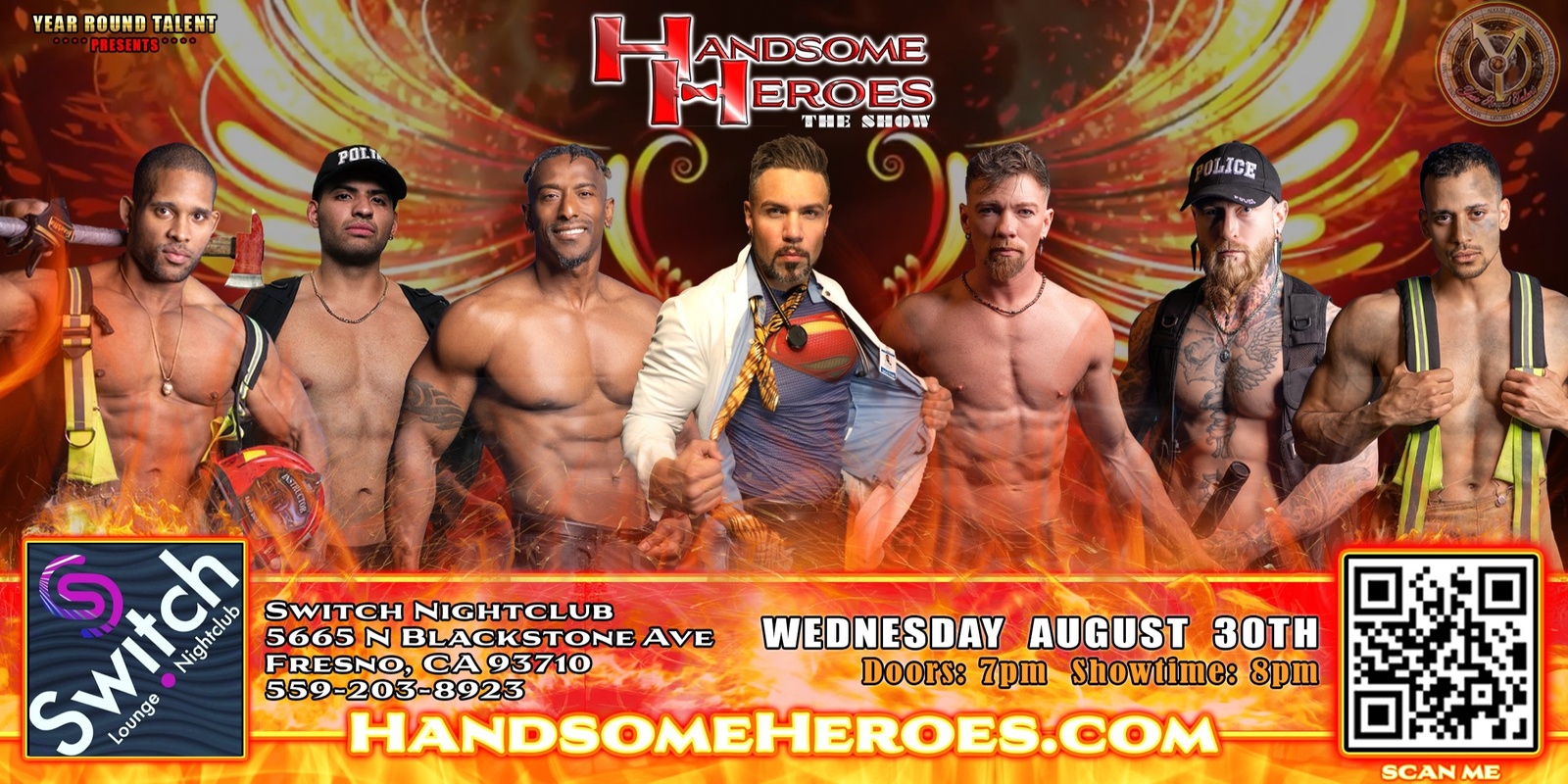 Banner image for Fresno, CA - Handsome Heroes The Show: The Best Ladies' Night of All Time!