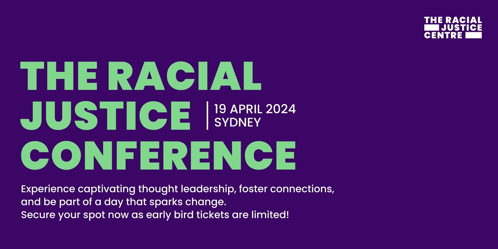 Banner image for The Racial Justice Conference 