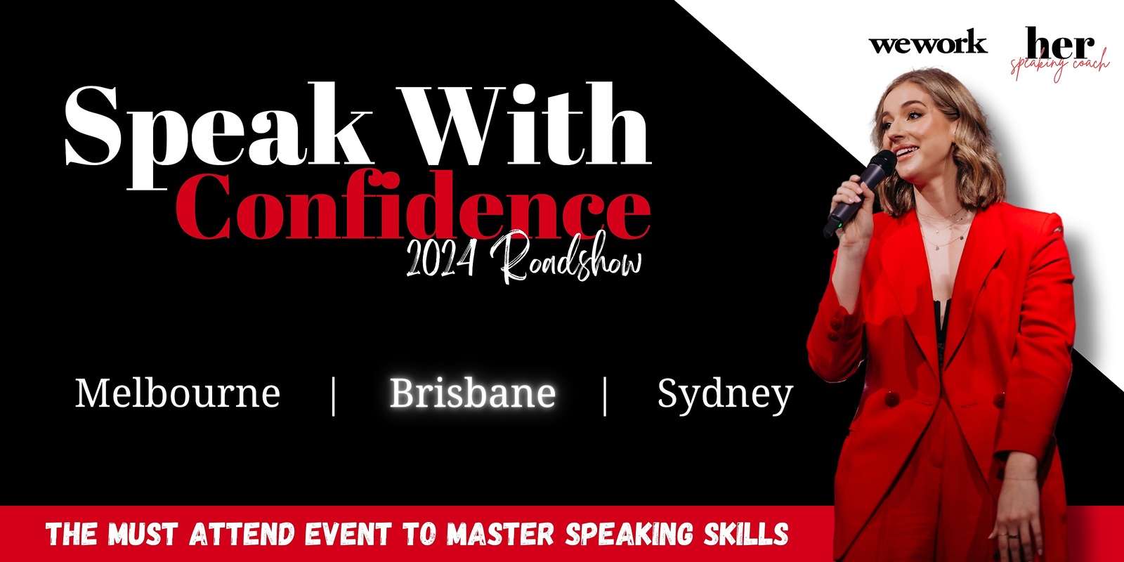 Banner image for Speak With Confidence Roadshow - Brisbane