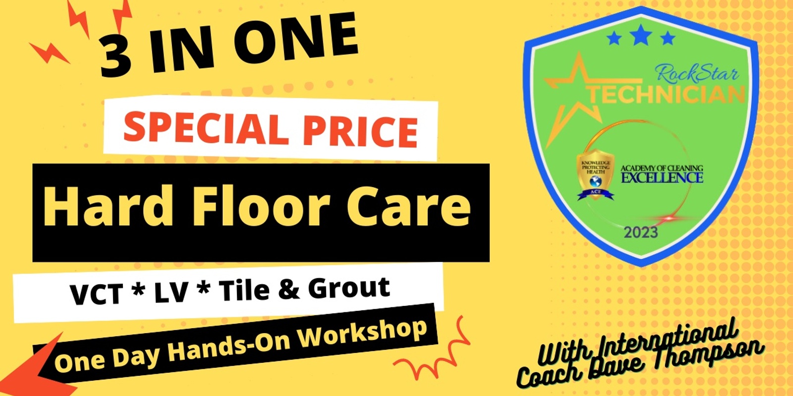 Banner image for Hard Floor Care Skills Training* VCT * LV * Tile/Grout - Orlando * 11/5/24