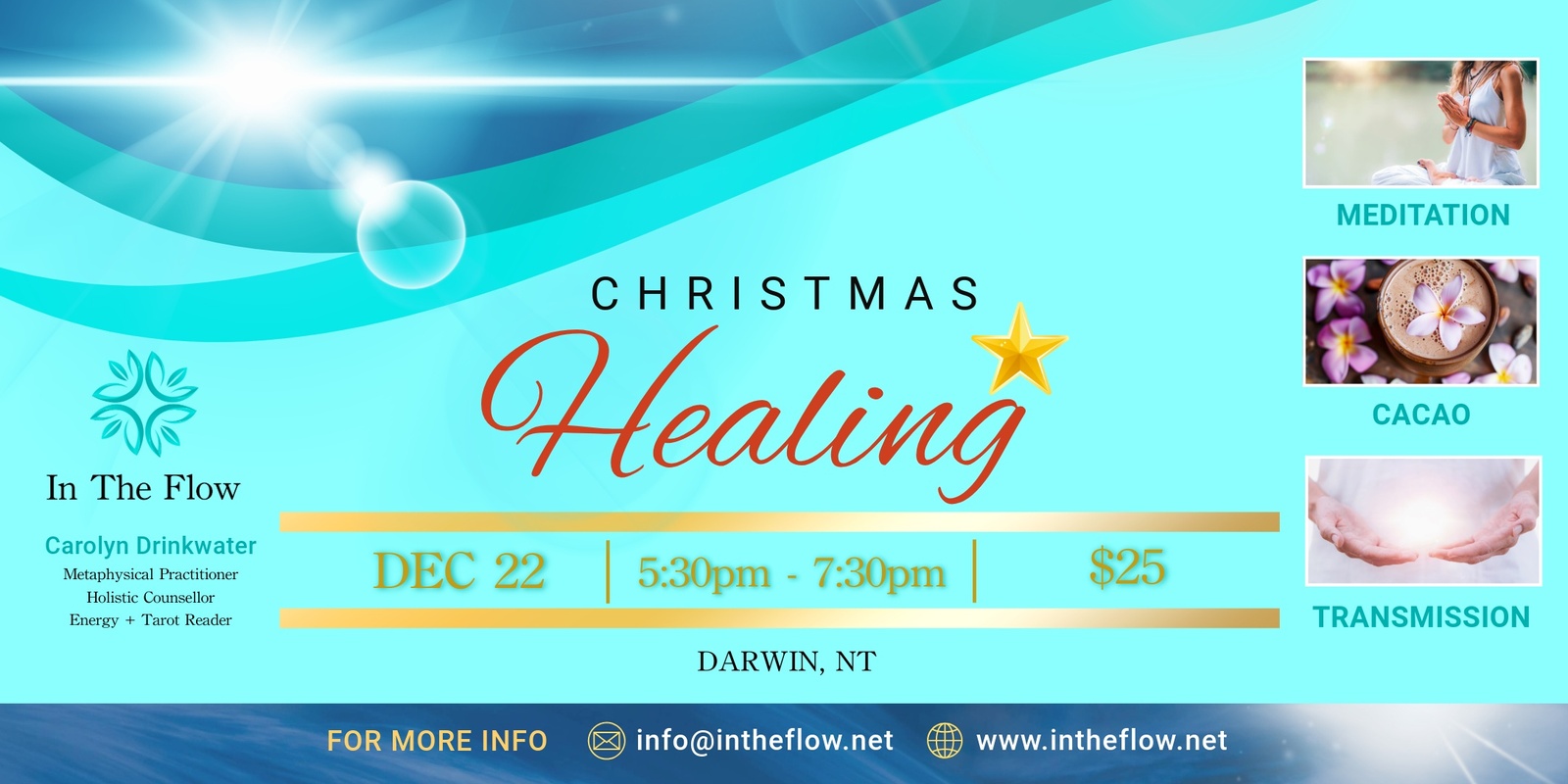 Banner image for Christmas Healing & Meditation in Darwin