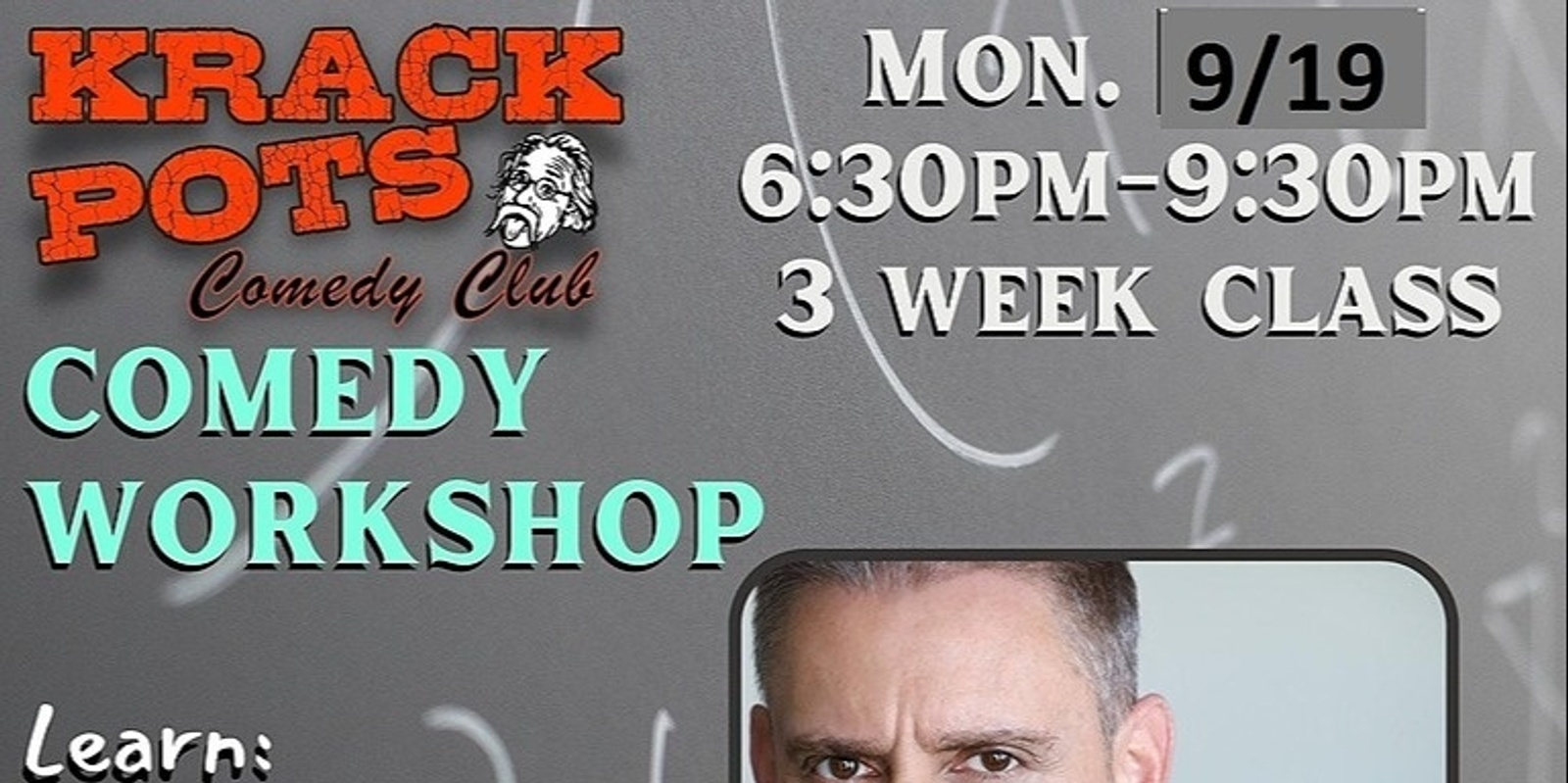 Banner image for Comedy Workshop with Lou Santini
