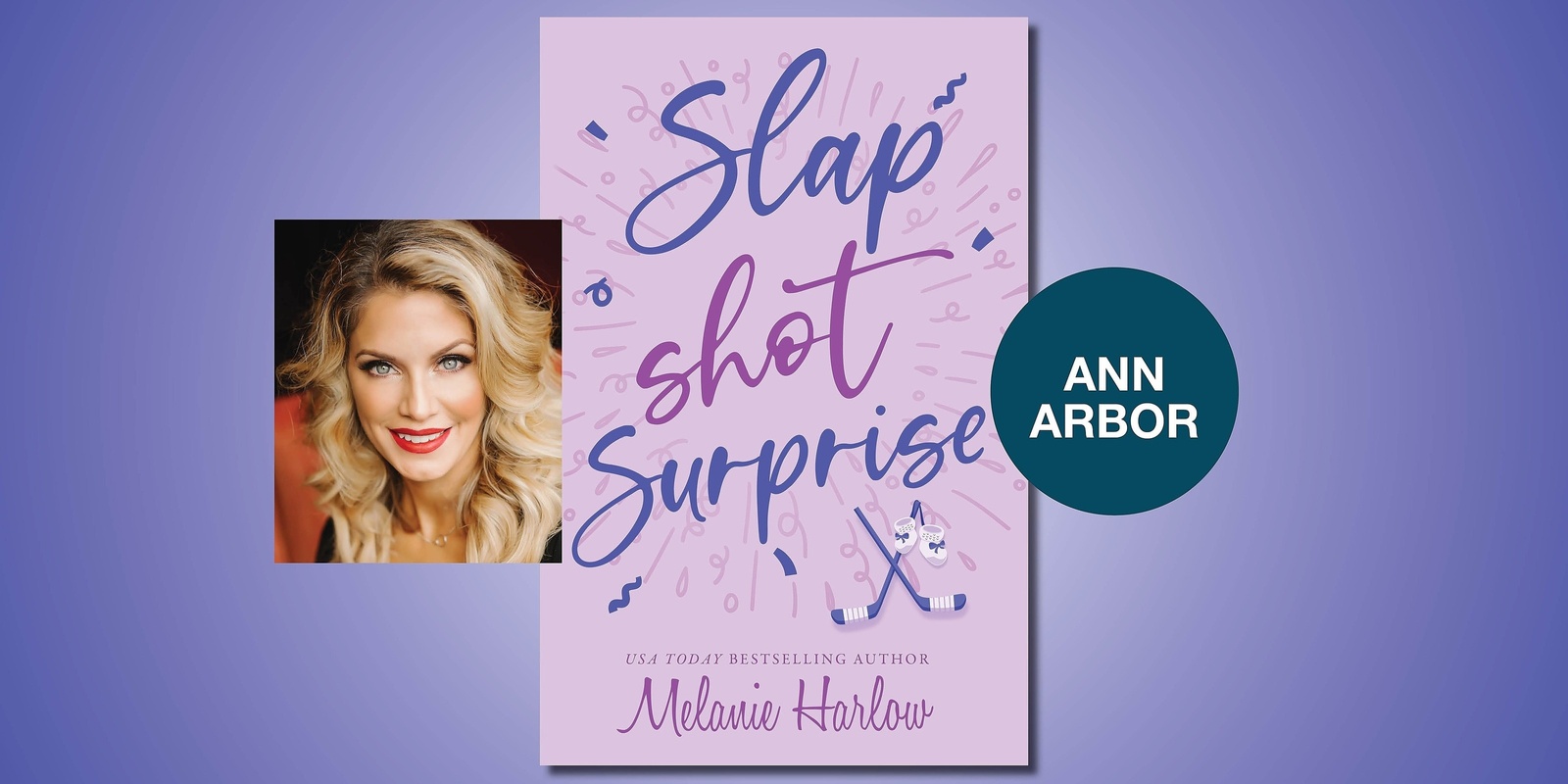 Banner image for Slap Shot Surprise with Melanie Harlow