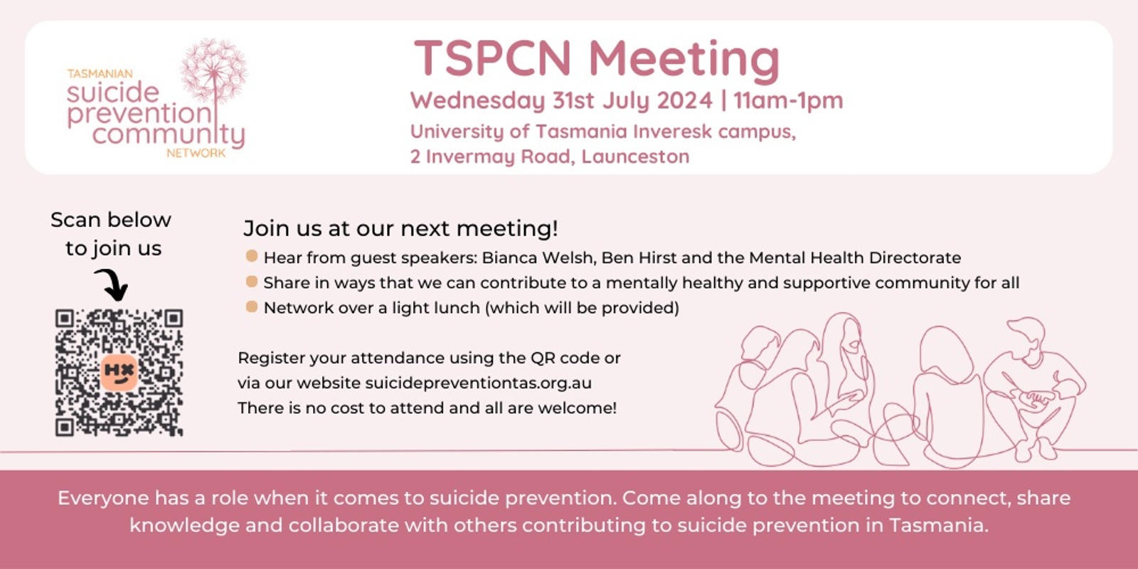 Banner image for TSPCN - July 2024 meeting - Launceston